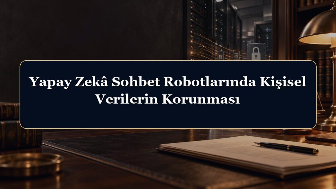 Yapay Zekâ Sohbet Robotlarında Kişisel Verilerin Korunması
