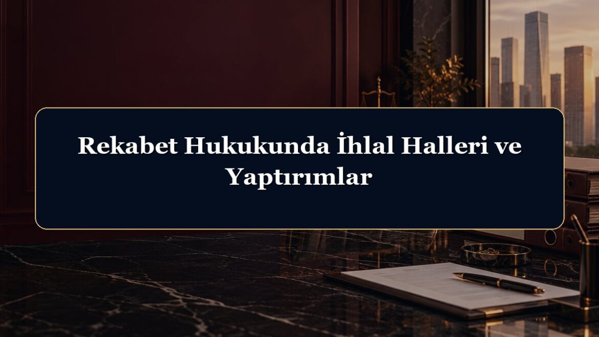 Rekabet Hukukunda İhlal Halleri ve Yaptırımlar