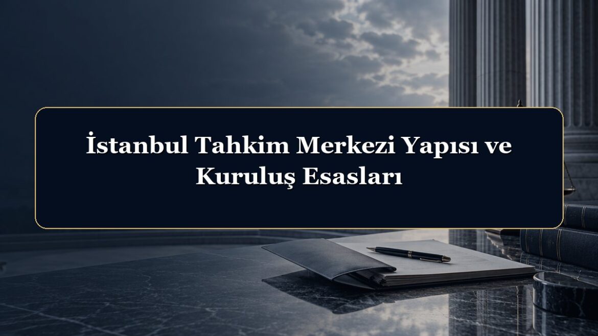 İstanbul Tahkim Merkezi Yapısı ve Kuruluş Esasları