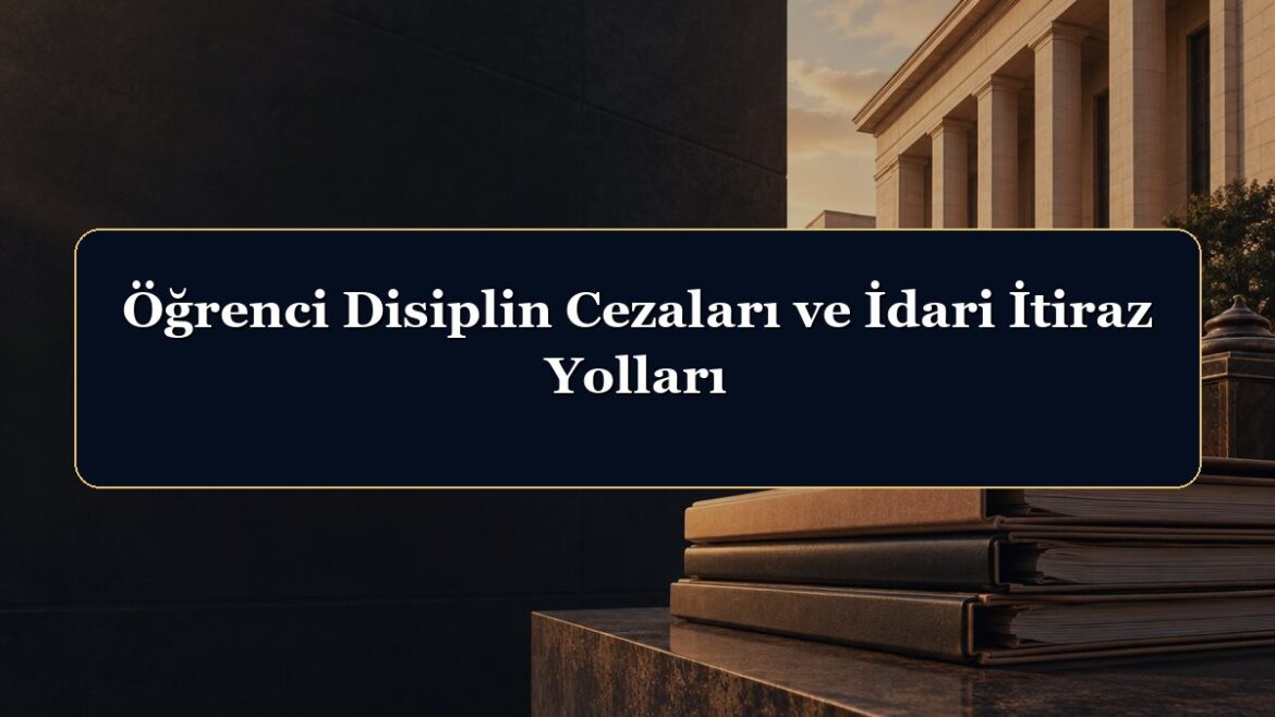 Öğrenci Disiplin Cezaları ve İdari İtiraz Yolları