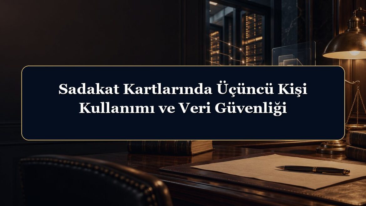 Sadakat Kartlarında Üçüncü Kişi Kullanımı ve Veri Güvenliği