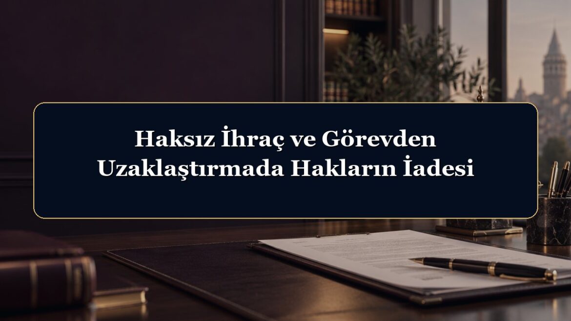 Haksız İhraç ve Görevden Uzaklaştırmada Hakların İadesi
