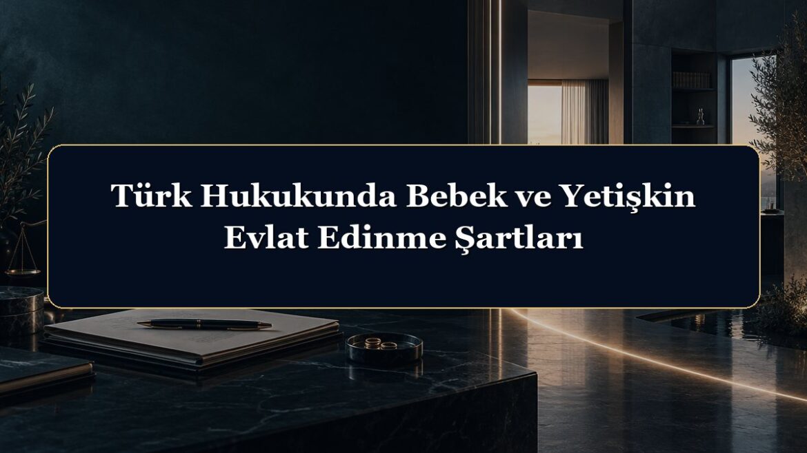 Türk Hukukunda Bebek ve Yetişkin Evlat Edinme Şartları