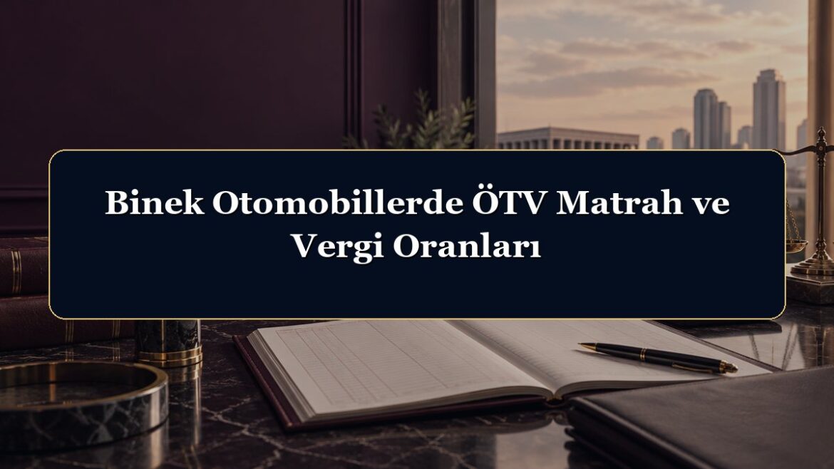 Binek Otomobillerde ÖTV Matrah ve Vergi Oranları