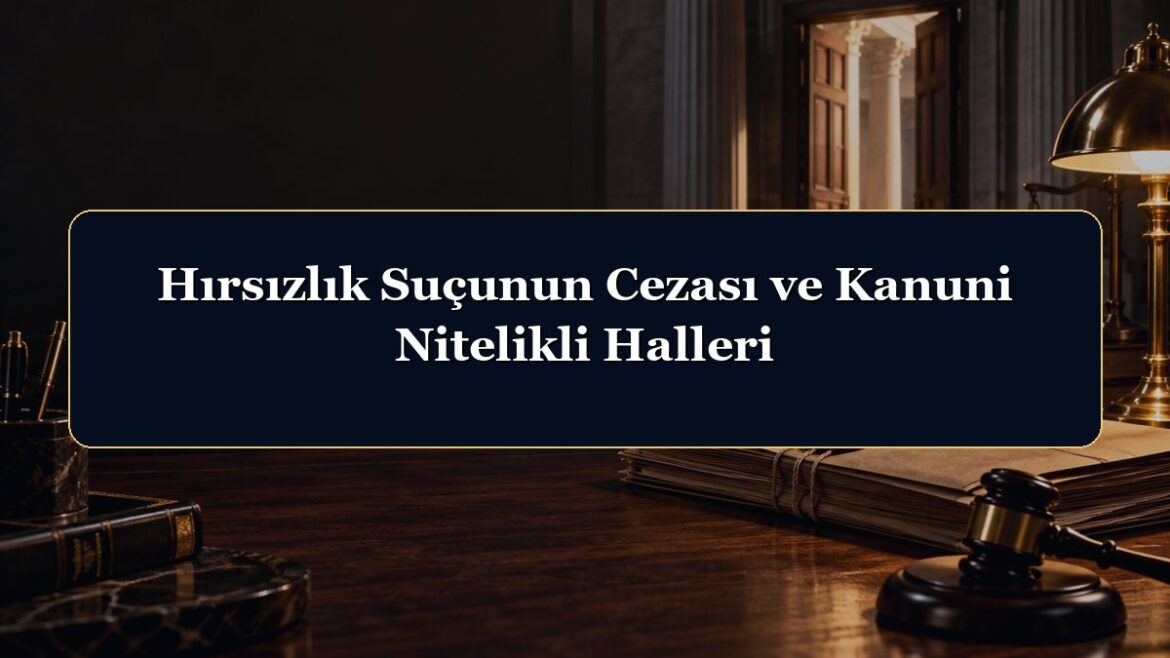 Hırsızlık Suçunun Cezası ve Kanuni Nitelikli Halleri