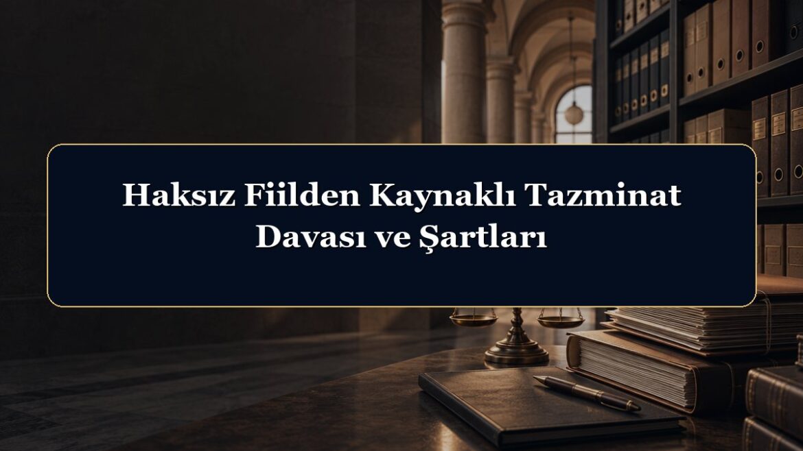 Haksız Fiilden Kaynaklı Tazminat Davası ve Şartları