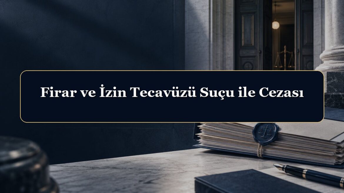 Firar ve İzin Tecavüzü Suçu ile Cezası