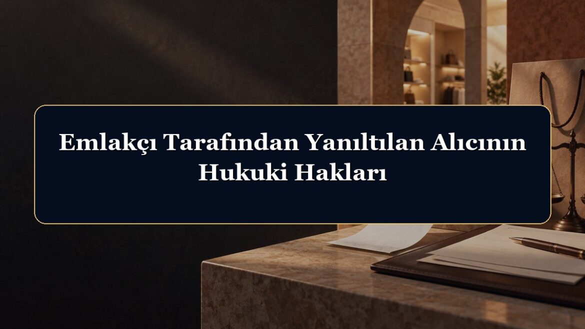 Emlakçı Tarafından Yanıltılan Alıcının Hukuki Hakları