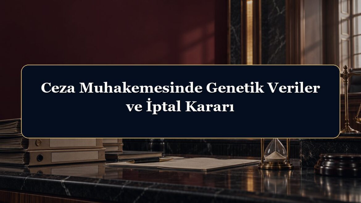 Ceza Muhakemesinde Genetik Veriler ve İptal Kararı