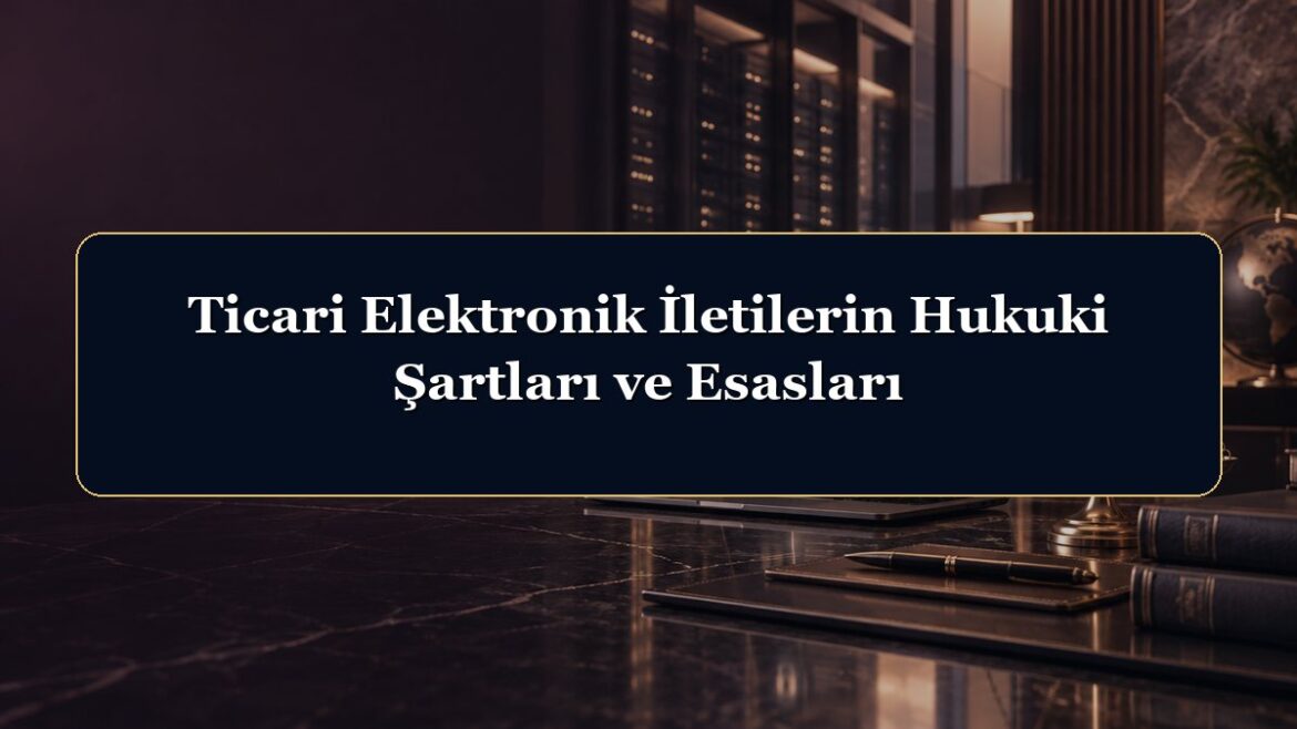 Ticari Elektronik İletilerin Hukuki Şartları ve Esasları