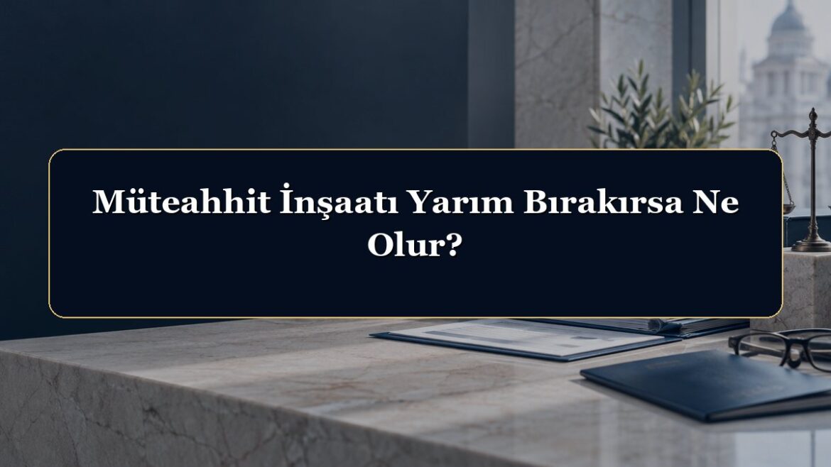 Müteahhit İnşaatı Yarım Bırakırsa Ne Olur?