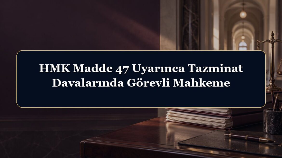 HMK Madde 47 Uyarınca Tazminat Davalarında Görevli Mahkeme
