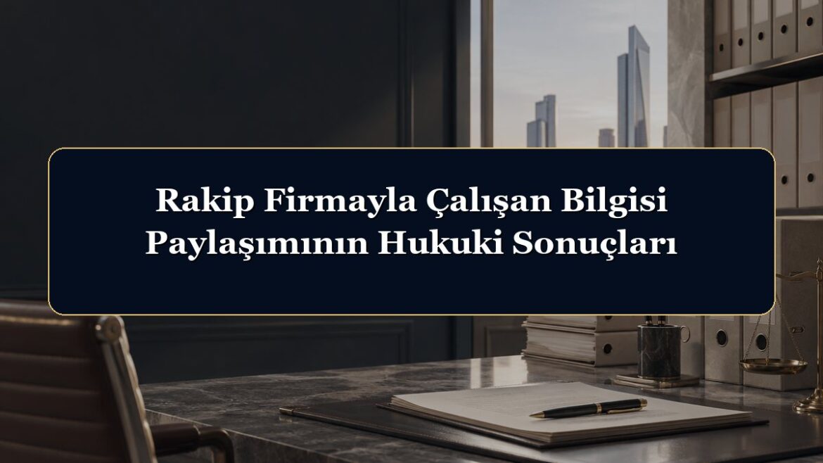 Rakip Firmayla Çalışan Bilgisi Paylaşımının Hukuki Sonuçları
