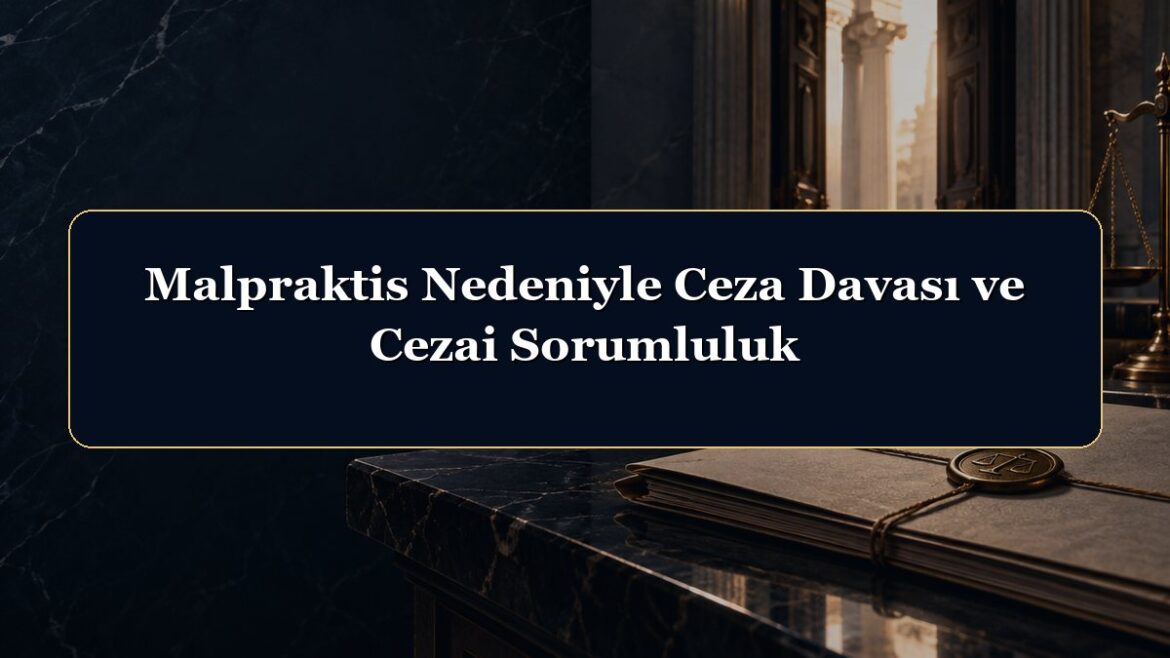 Malpraktis Nedeniyle Ceza Davası ve Cezai Sorumluluk