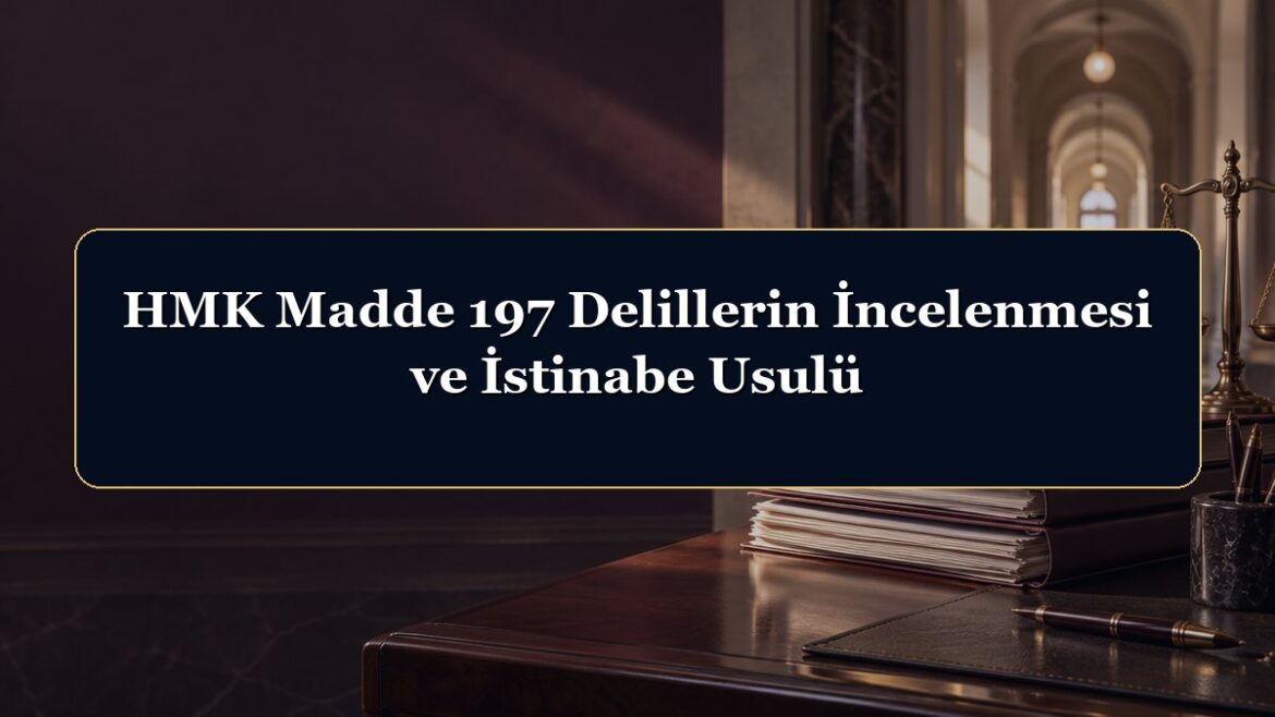 HMK Madde 197 Delillerin İncelenmesi ve İstinabe Usulü