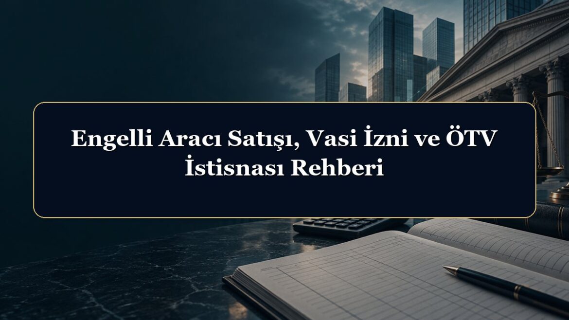 Engelli Aracı Satışı, Vasi İzni ve ÖTV İstisnası Rehberi