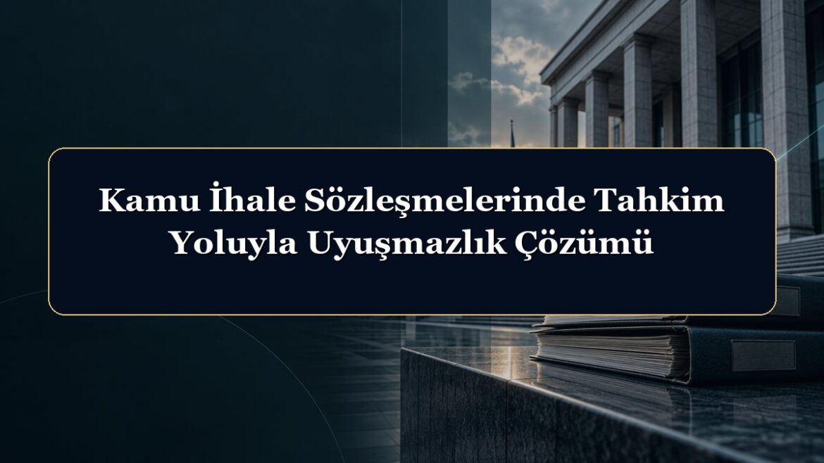 Kamu İhale Sözleşmelerinde Tahkim Yoluyla Uyuşmazlık Çözümü