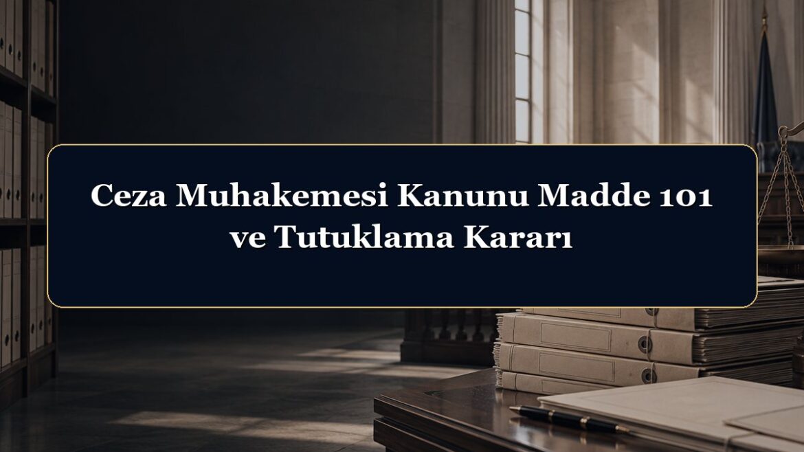 Ceza Muhakemesi Kanunu Madde 101 ve Tutuklama Kararı