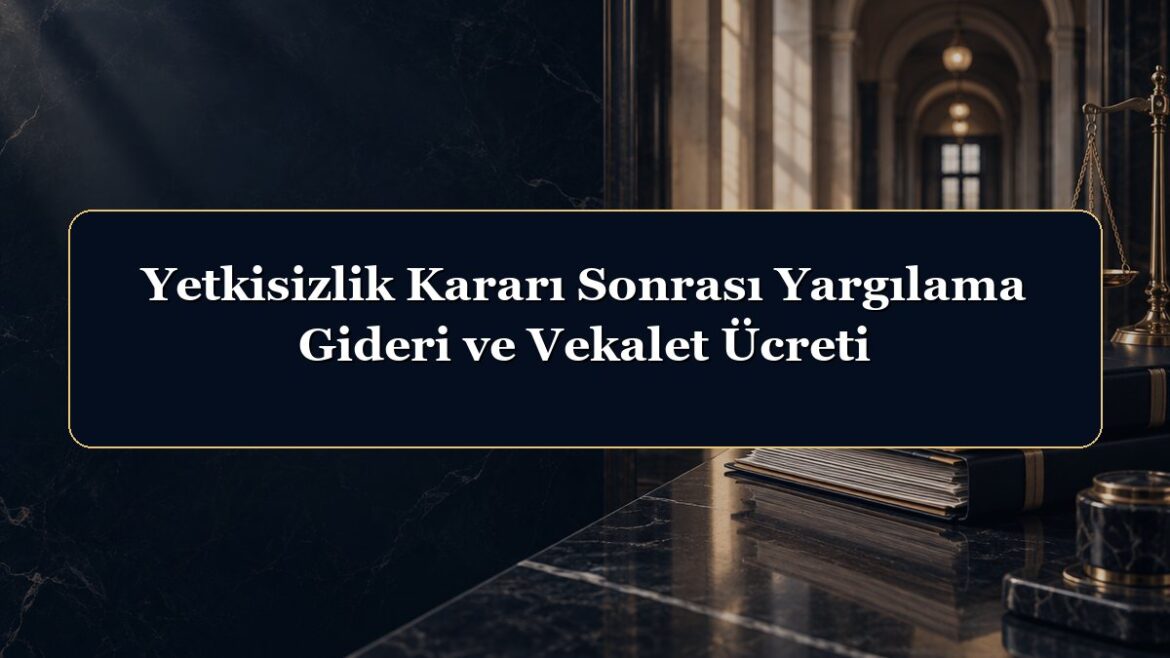 Yetkisizlik Kararı Sonrası Yargılama Gideri ve Vekalet Ücreti