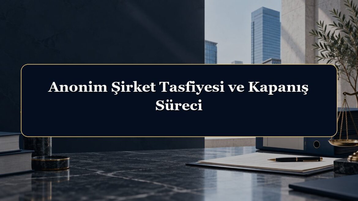 Anonim Şirket Tasfiyesi ve Kapanış Süreci
