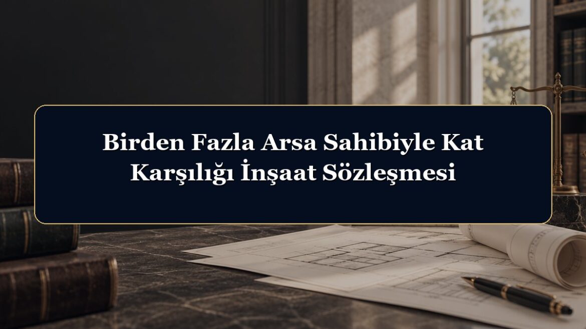 Birden Fazla Arsa Sahibiyle Kat Karşılığı İnşaat Sözleşmesi