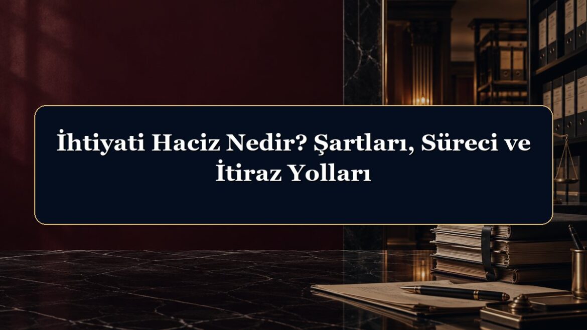 İhtiyati Haciz Nedir? Şartları, Süreci ve İtiraz Yolları