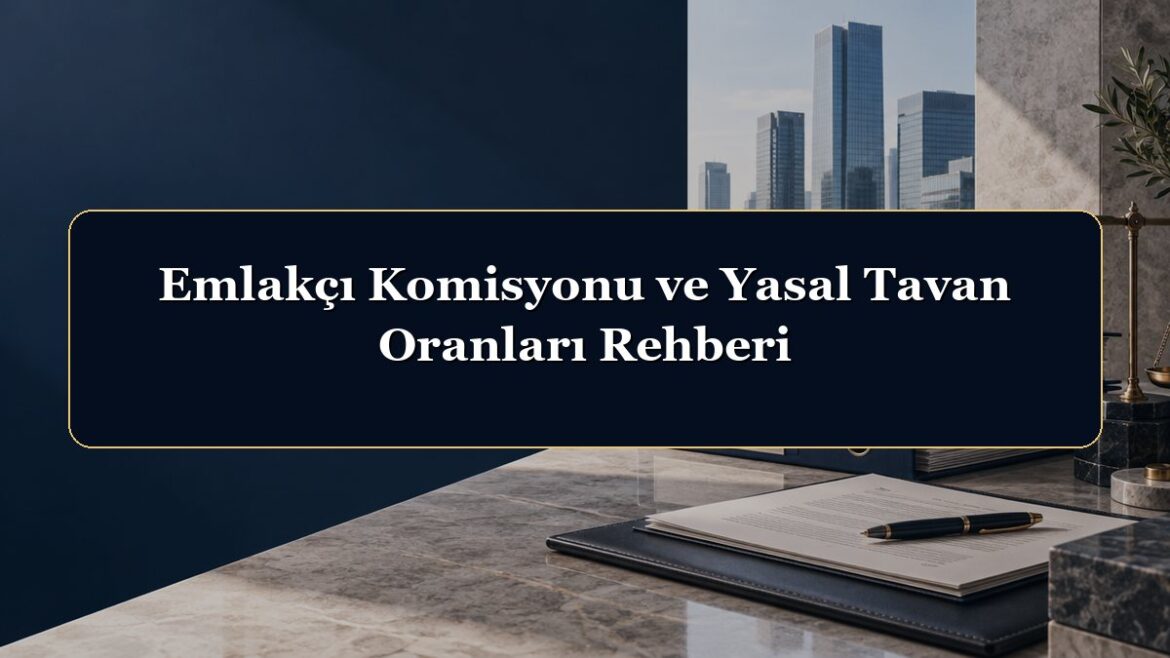 Emlakçı Komisyonu ve Yasal Tavan Oranları Rehberi
