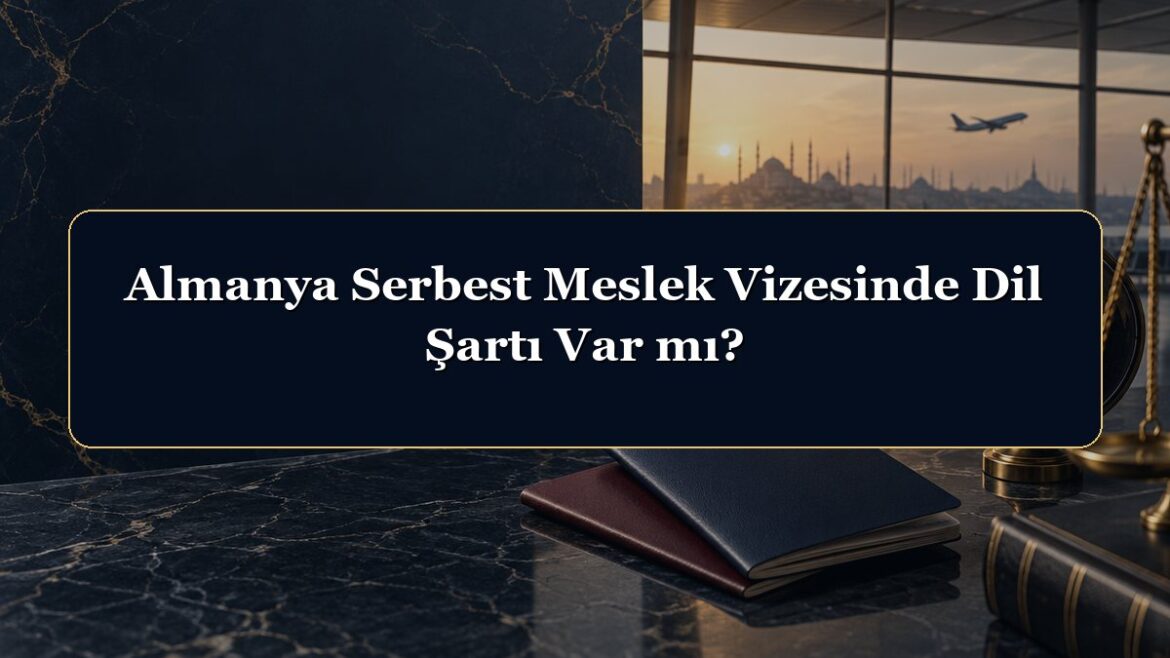Almanya Serbest Meslek Vizesinde Dil Şartı Var mı?