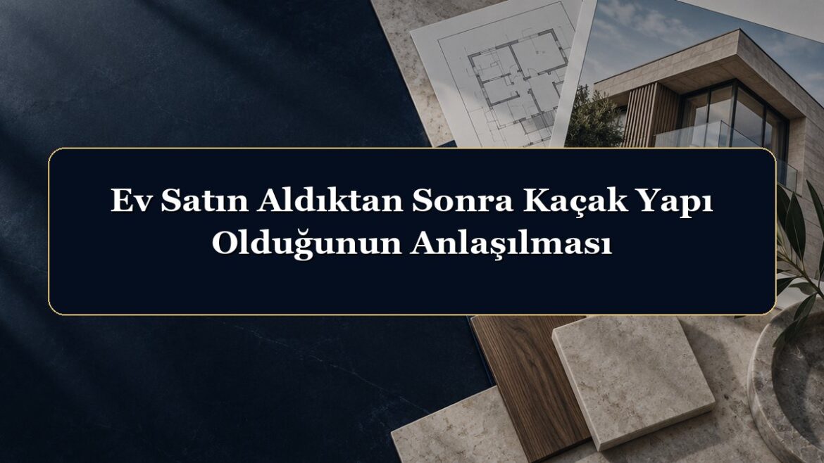 Ev Satın Aldıktan Sonra Kaçak Yapı Olduğunun Anlaşılması