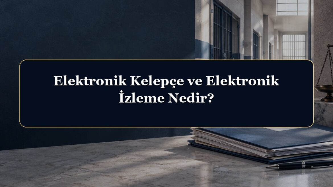 Elektronik Kelepçe ve Elektronik İzleme Nedir?