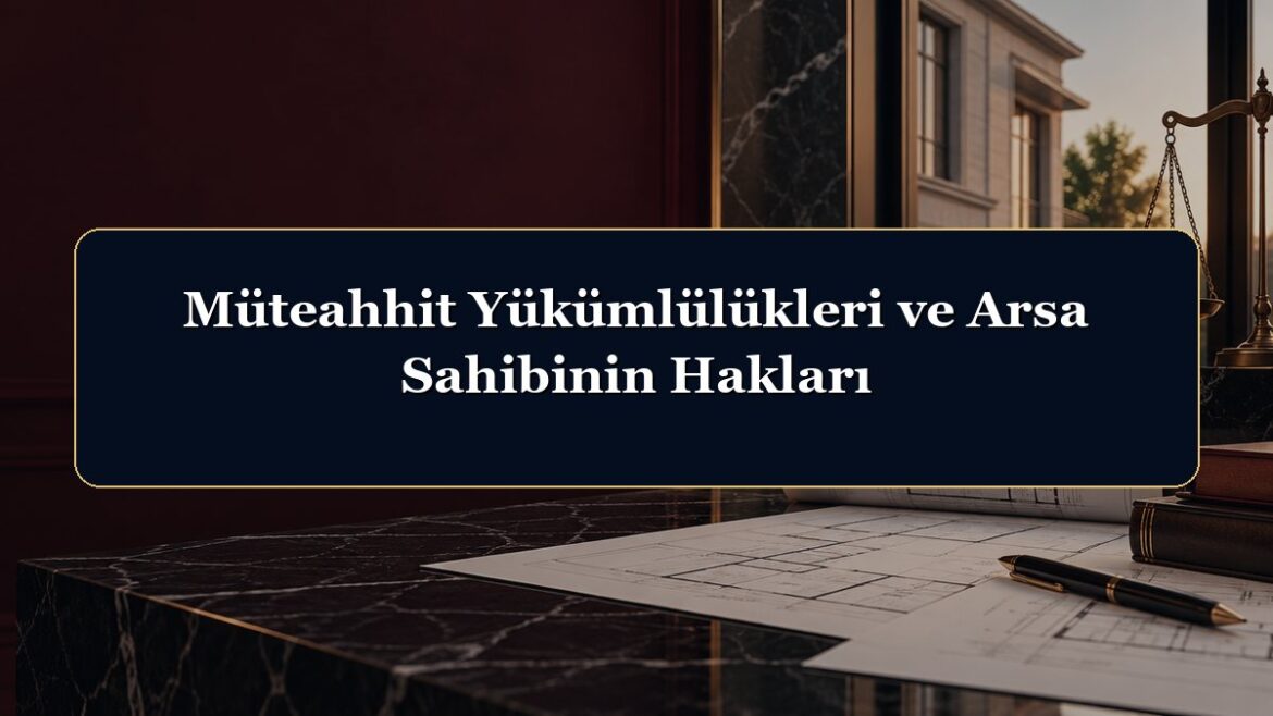 Müteahhit Yükümlülükleri ve Arsa Sahibinin Hakları