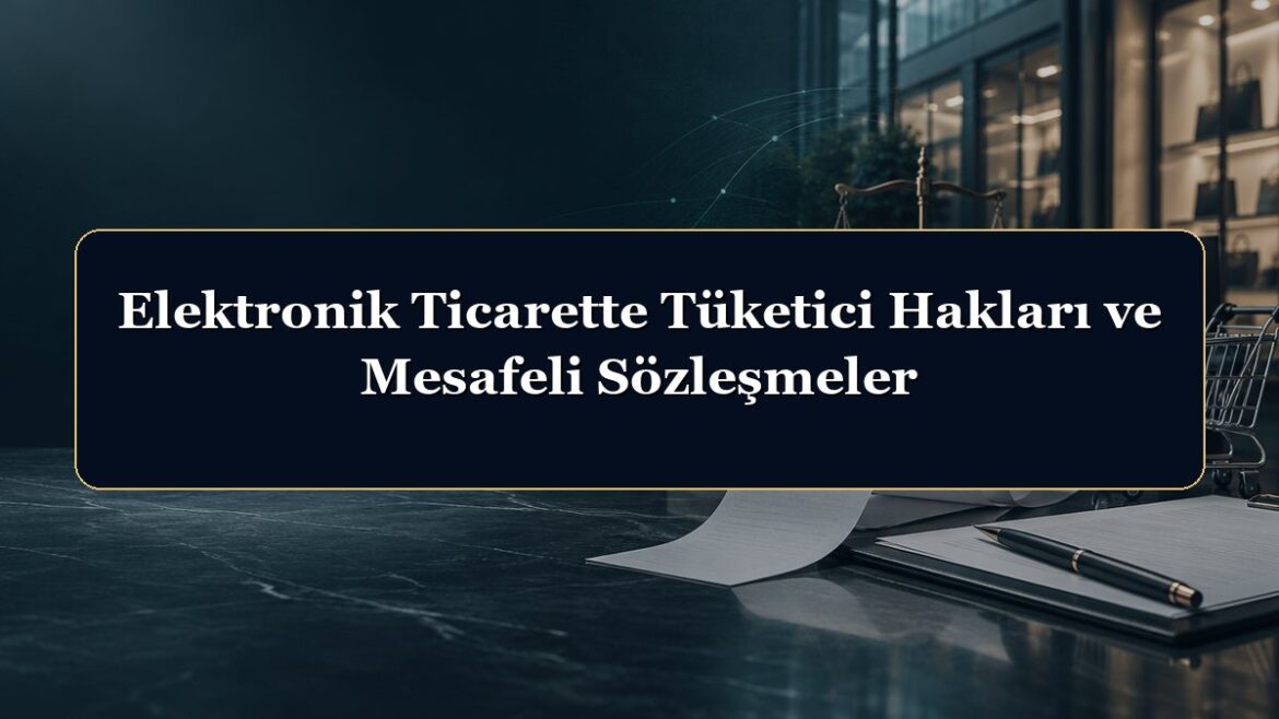 Elektronik Ticarette Tüketici Hakları ve Mesafeli Sözleşmeler