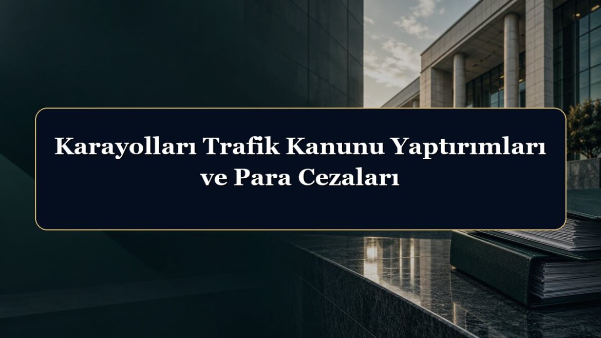 Karayolları Trafik Kanunu Yaptırımları ve Para Cezaları