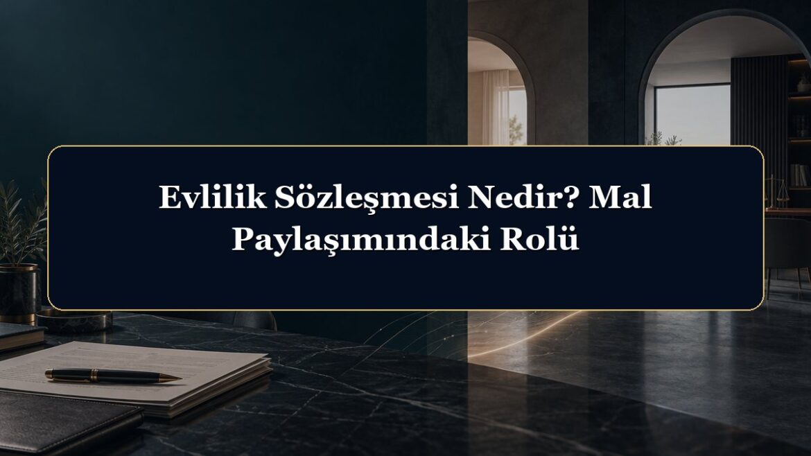 Evlilik Sözleşmesi Nedir? Mal Paylaşımındaki Rolü