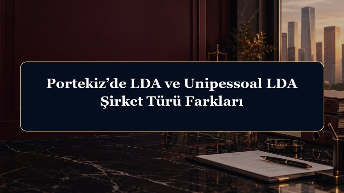 Portekiz’de LDA ve Unipessoal LDA Şirket Türü Farkları