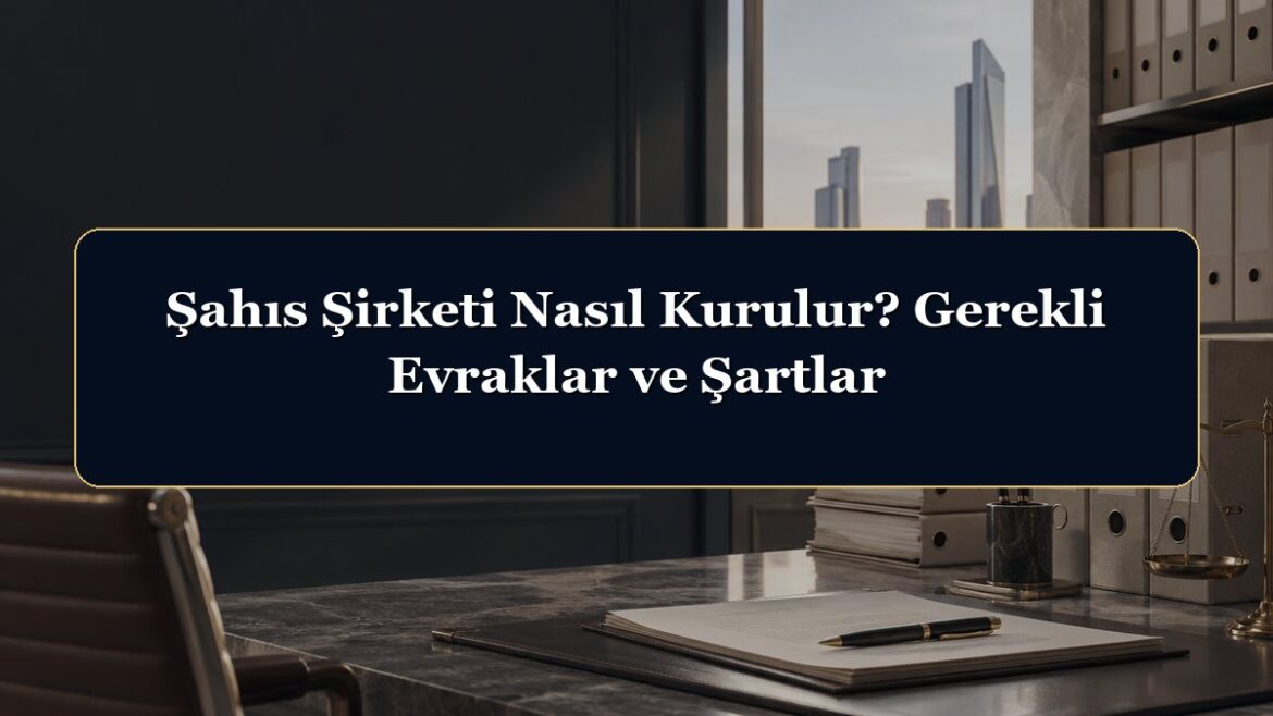 Şahıs Şirketi Nasıl Kurulur? Gerekli Evraklar ve Şartlar