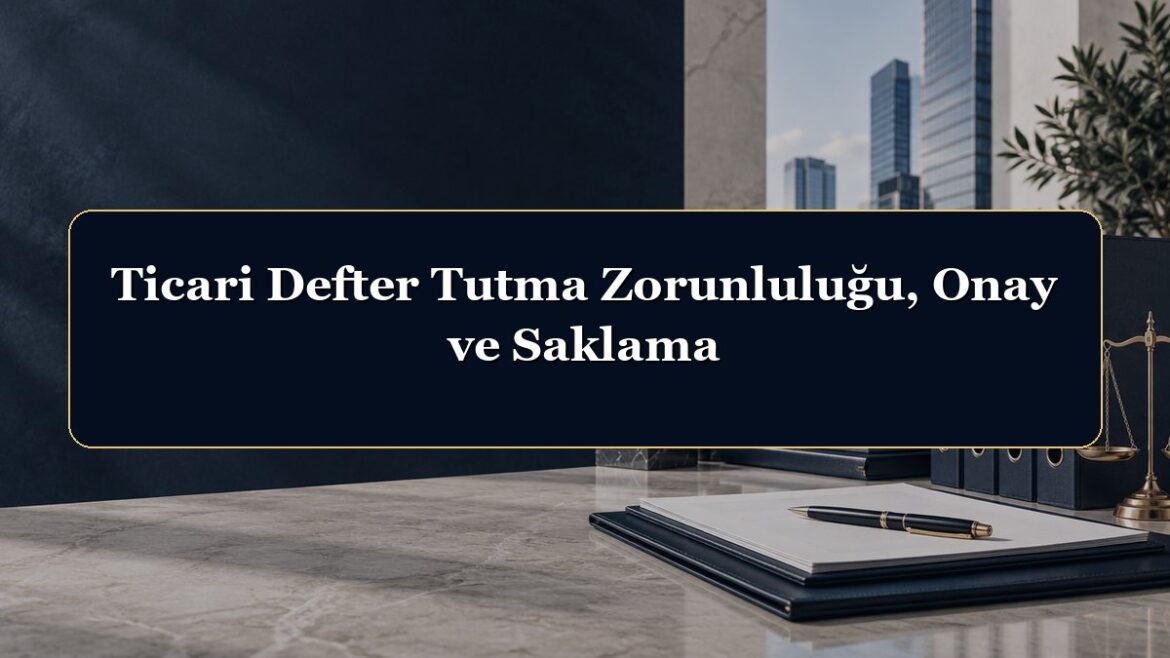 Ticari Defter Tutma Zorunluluğu, Onay ve Saklama