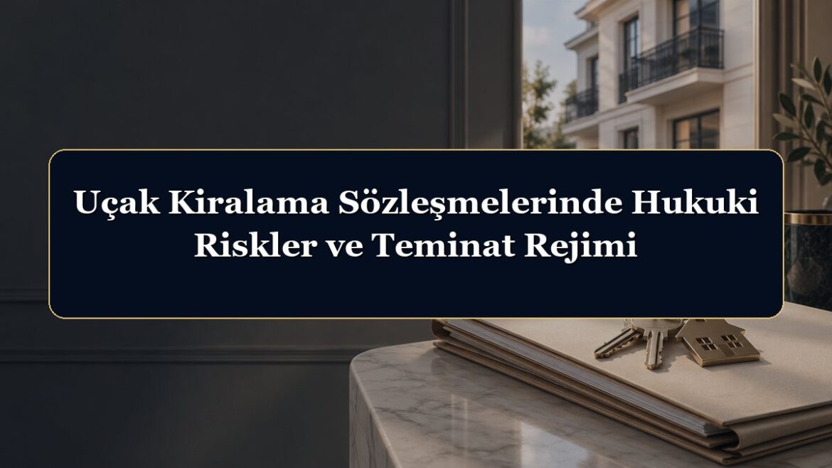 Uçak Kiralama Sözleşmelerinde Hukuki Riskler ve Teminat Rejimi
