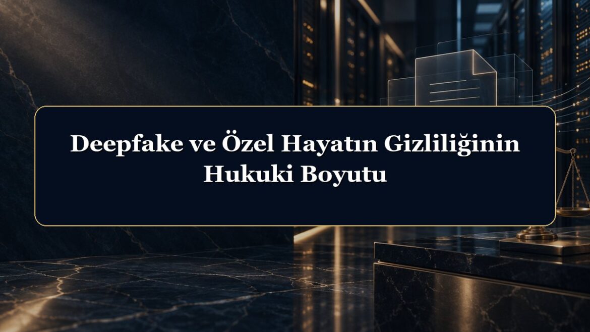 Deepfake ve Özel Hayatın Gizliliğinin Hukuki Boyutu