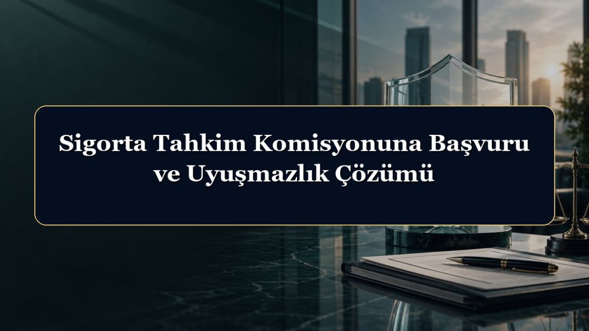 Sigorta Tahkim Komisyonuna Başvuru ve Uyuşmazlık Çözümü