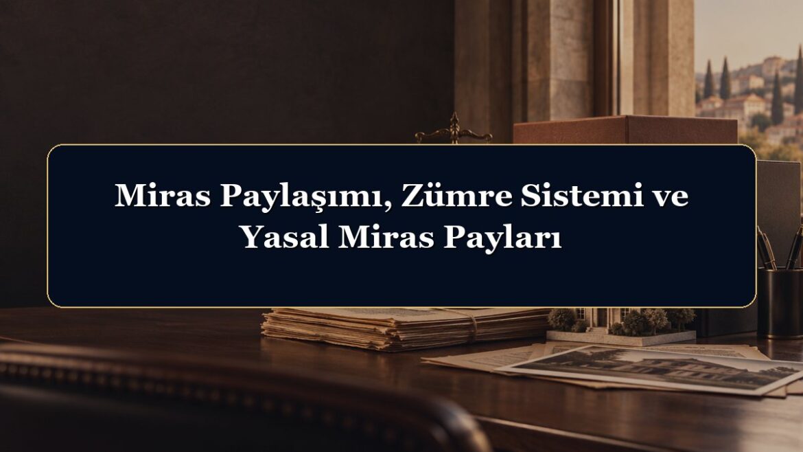 Miras Paylaşımı, Zümre Sistemi ve Yasal Miras Payları