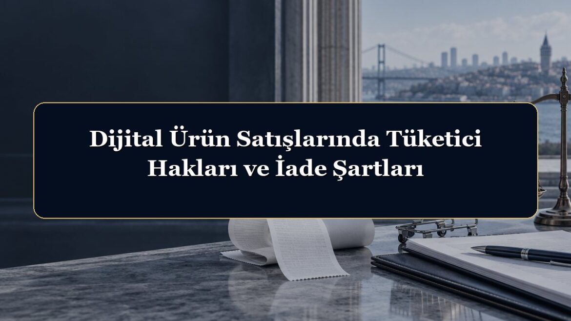 Dijital Ürün Satışlarında Tüketici Hakları ve İade Şartları