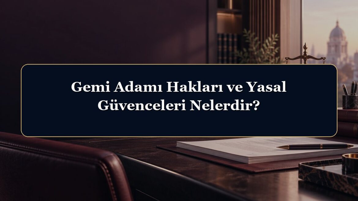 Gemi Adamı Hakları ve Yasal Güvenceleri Nelerdir?