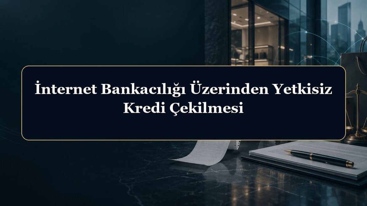 İnternet Bankacılığı Üzerinden Yetkisiz Kredi Çekilmesi