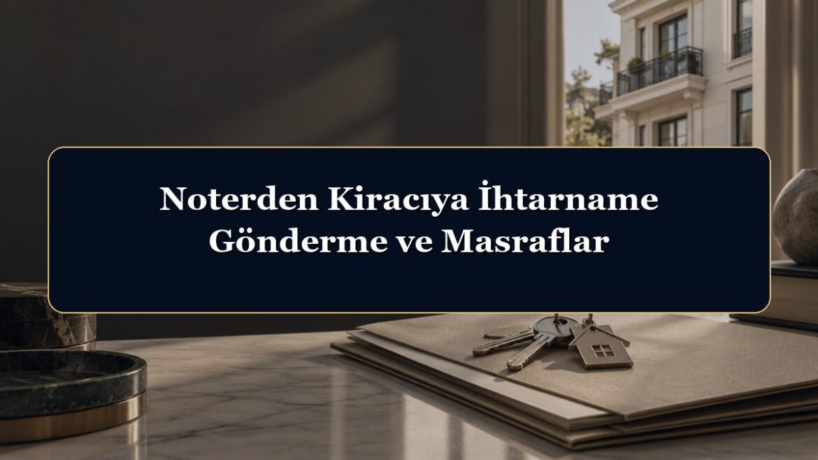 Noterden Kiracıya İhtarname Gönderme ve Masraflar