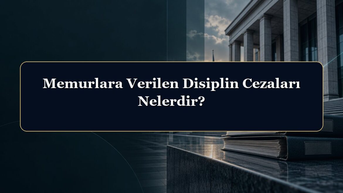 Memurlara Verilen Disiplin Cezaları Nelerdir?