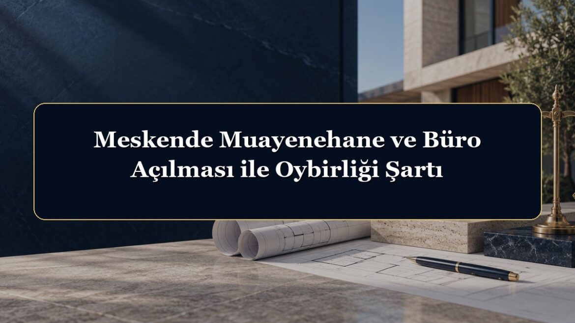 Meskende Muayenehane ve Büro Açılması ile Oybirliği Şartı