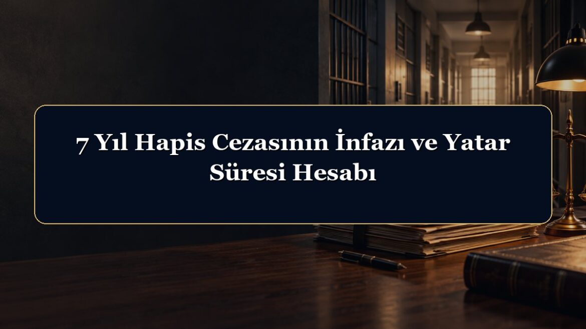 7 Yıl Hapis Cezasının İnfazı ve Yatar Süresi Hesabı