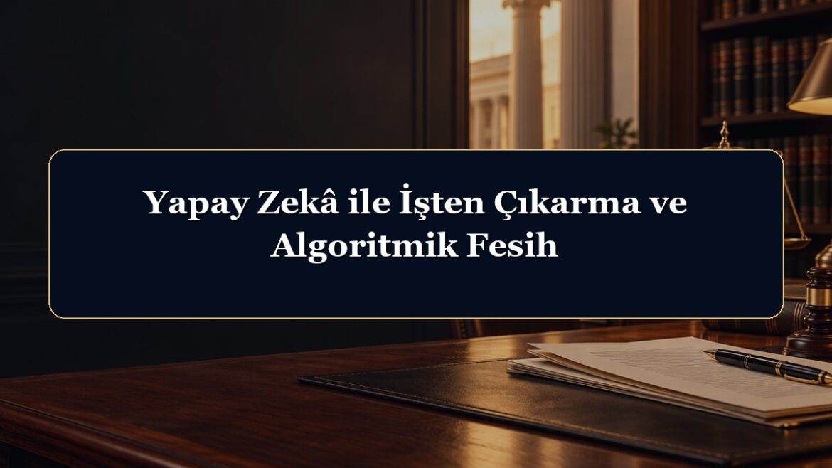 Yapay Zekâ ile İşten Çıkarma ve Algoritmik Fesih