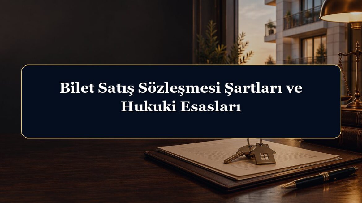 Bilet Satış Sözleşmesi Şartları ve Hukuki Esasları